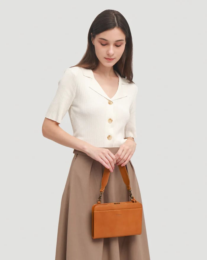 🔥LAST DAY 49% OFF - Bali Leather Crossbody Wallet /Handbag Purse