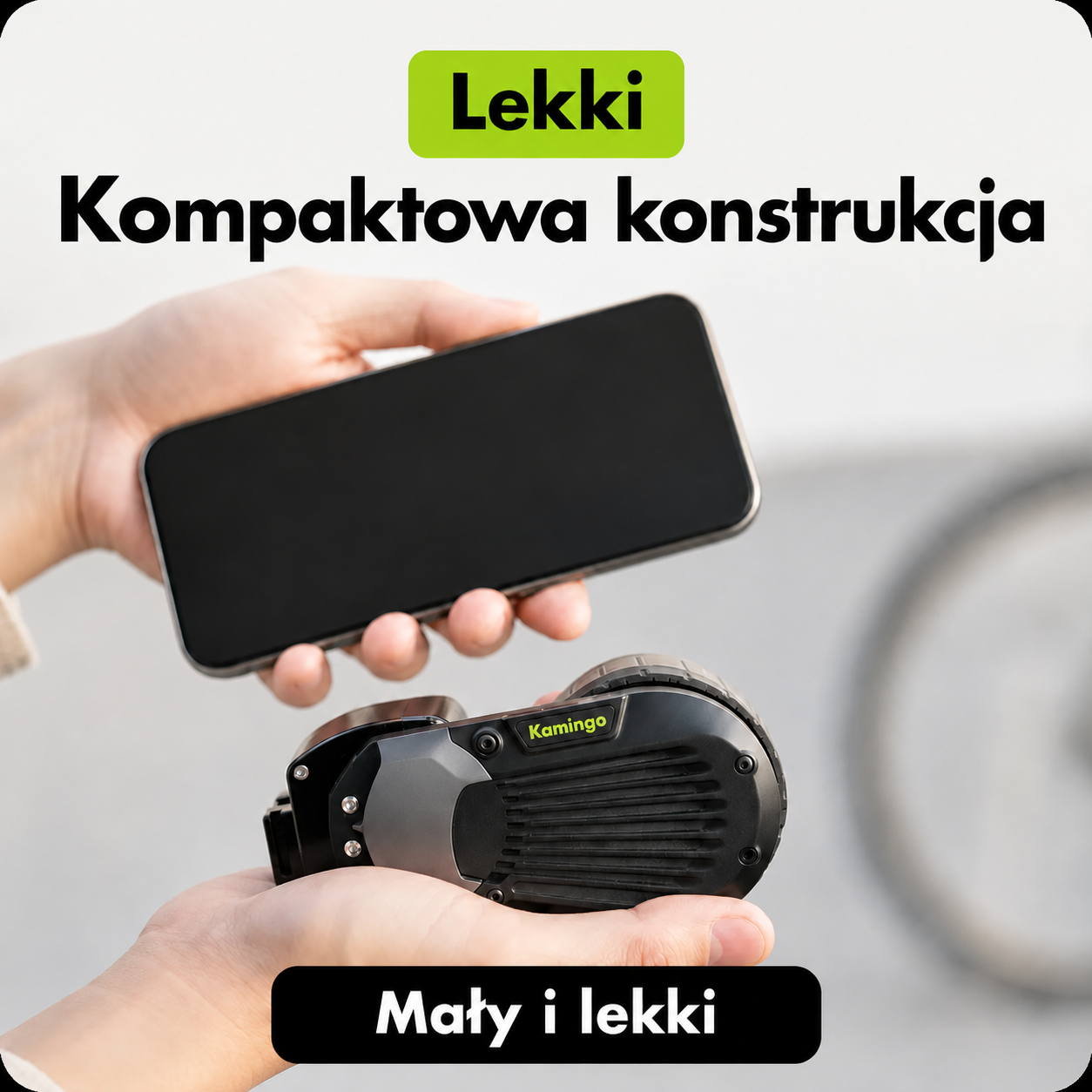 ⚡ Zamień swój rower w e-bike o mocy 750 W w zaledwie kilka sekund! 🚲🔋 Z zestawem Kamingo odkryjesz nową jakość jazdy — witaj w świecie Bikebot Life! 🌍✨