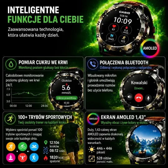 ⌚ CASIO Smartwatch 2026 nowej generacji – inteligentne funkcje i pełna kontrola każdego dnia