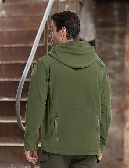 🔥The Last Day 60% OFF🔥Men's Military Tactical Sport Warm Fleece Hooded Outdoor Adventure Jacket Coats
