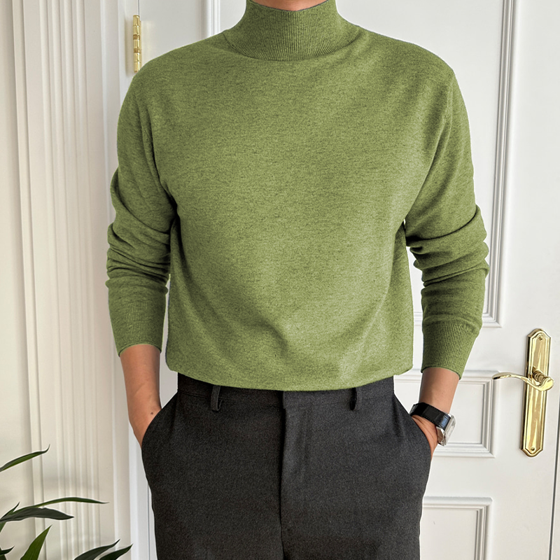 NEW🔥 Men's Cashmere Business Basic Sweater