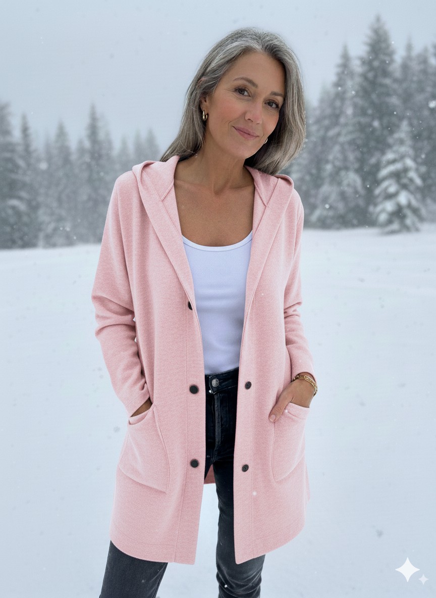NEW🔥 Casual Single Breasted Hooded Jacket