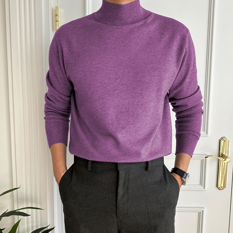 NEW🔥 Men's Cashmere Business Basic Sweater