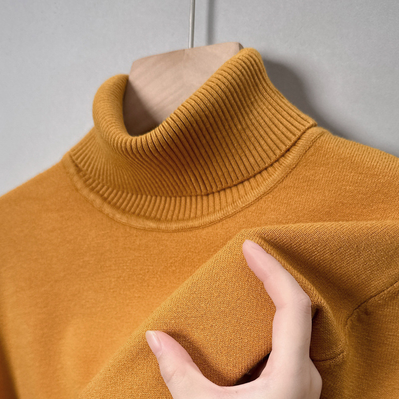 2025 Men's Autumn and Winter New Business Casual Cashmere Turtleneck Sweater