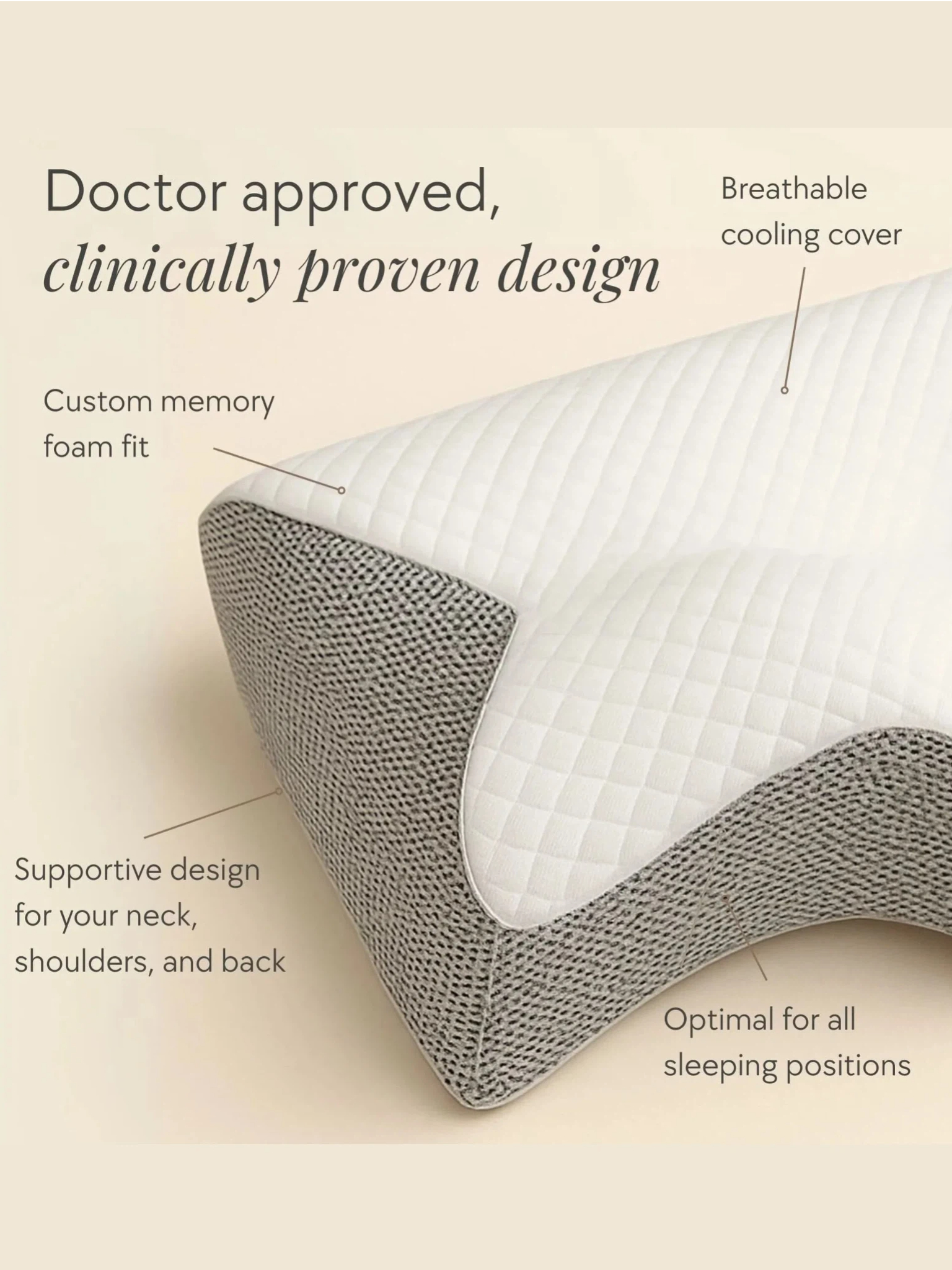 Sevyaco Contour Relief Pillow