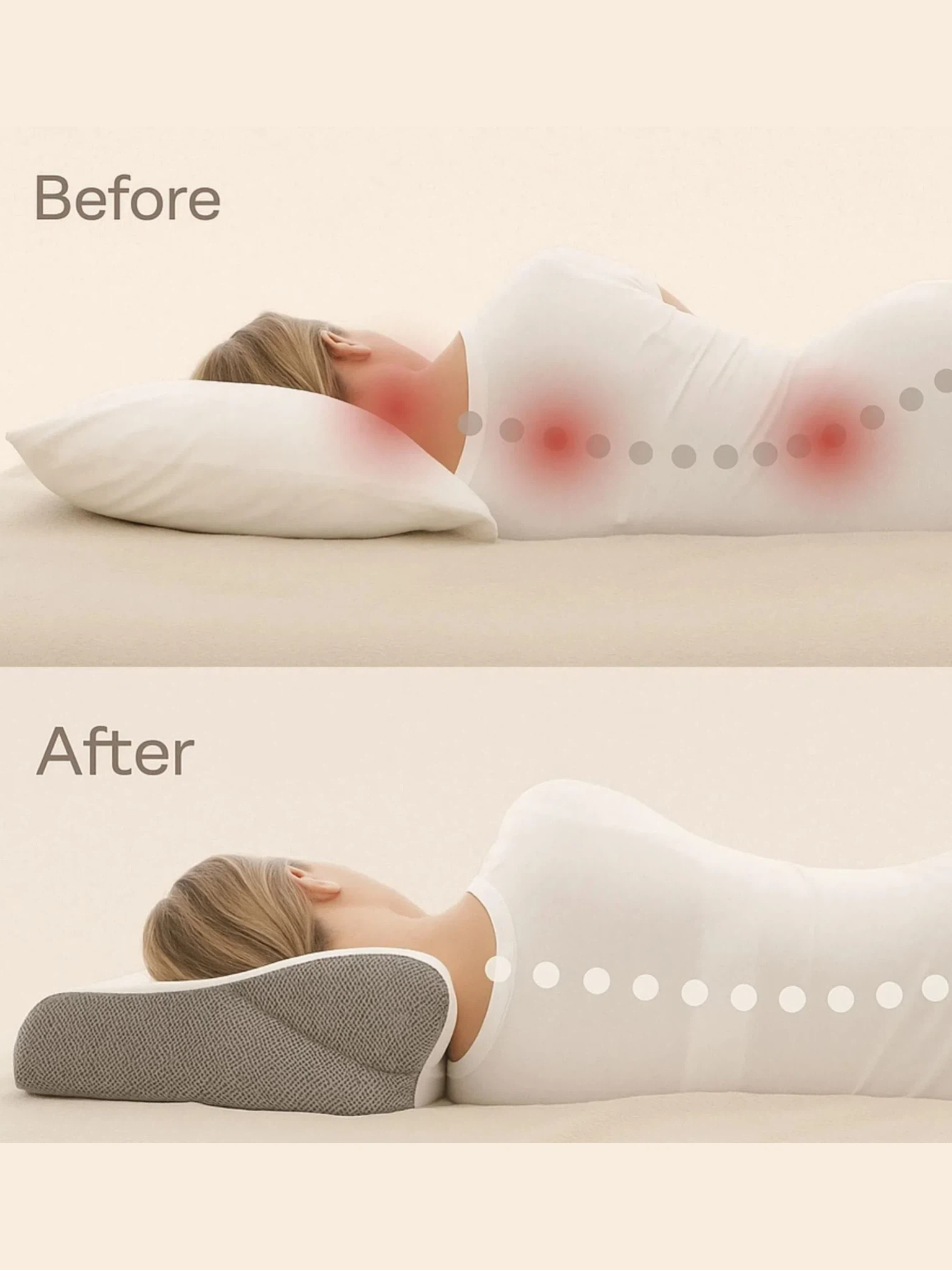 Sevyaco Contour Relief Pillow