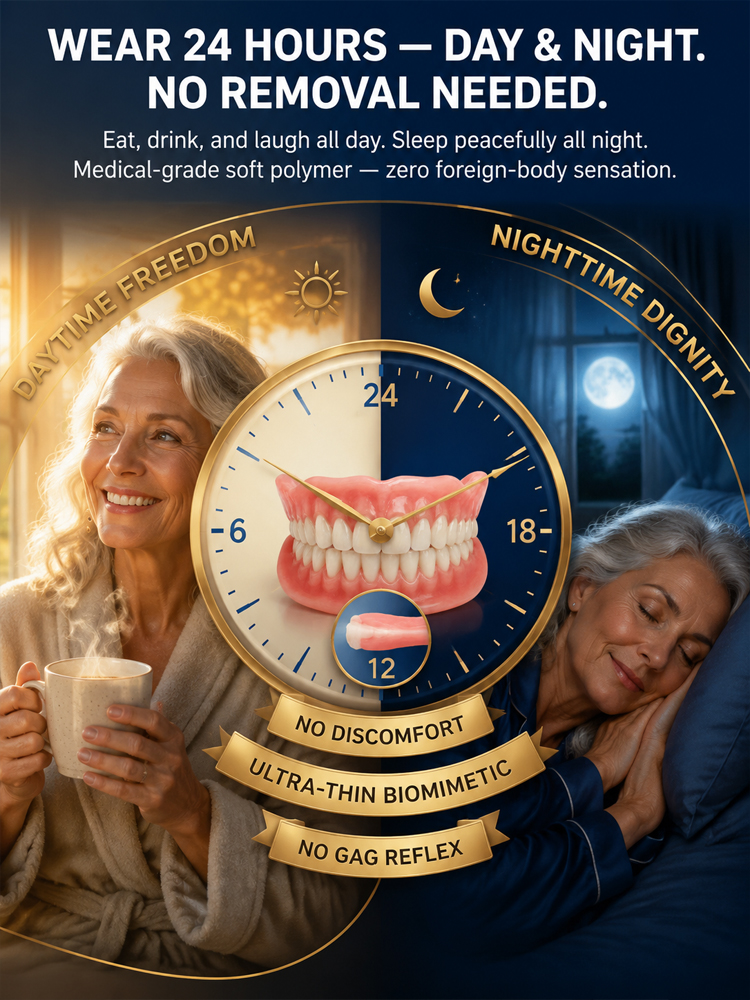 【💯Awarded the highest food-grade safety certification!💯】🔥High-quality denture set🔥👍Buy one get one free, 98.9% positive reviews, 99% repurchase rate!👍