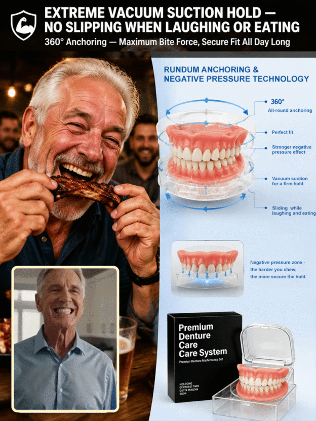 【💯Awarded the highest food-grade safety certification!💯】🔥High-quality denture set🔥👍Buy one get one free, 98.9% positive reviews, 99% repurchase rate!👍