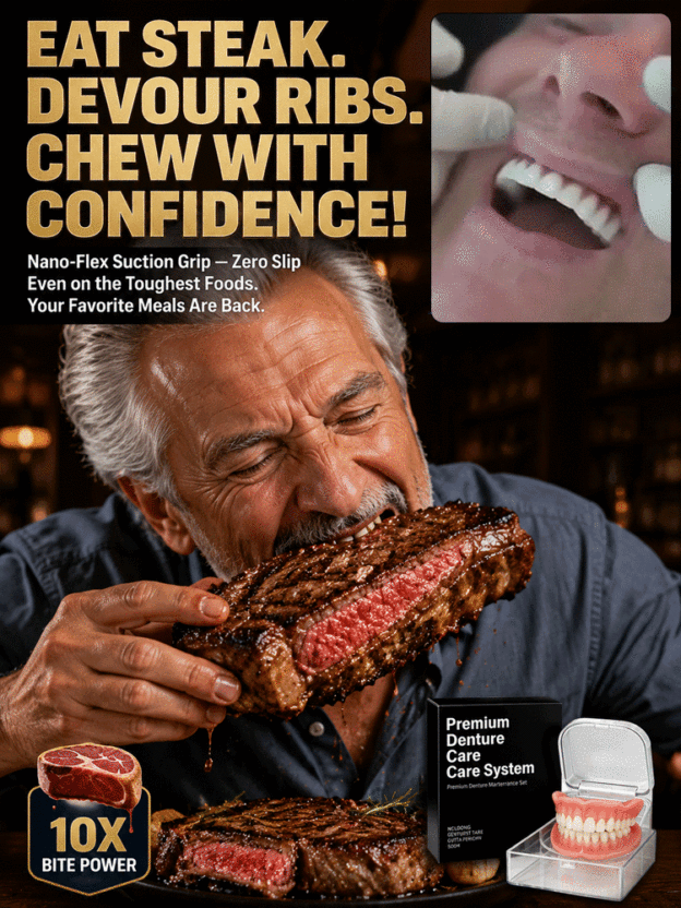 【💯Awarded the highest food-grade safety certification!💯】🔥High-quality denture set🔥👍Buy one get one free, 98.9% positive reviews, 99% repurchase rate!👍