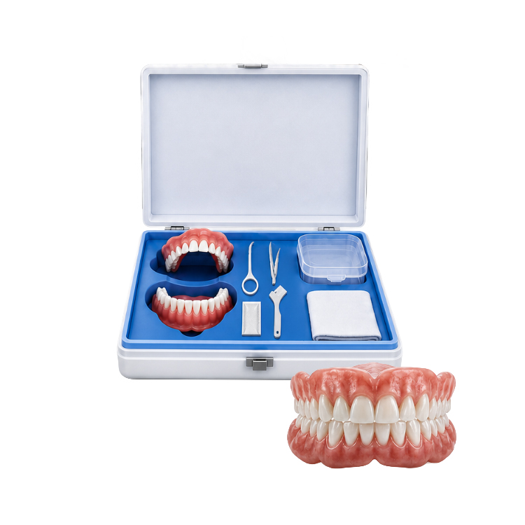 Comfortable and realistic full-mouth dental braces