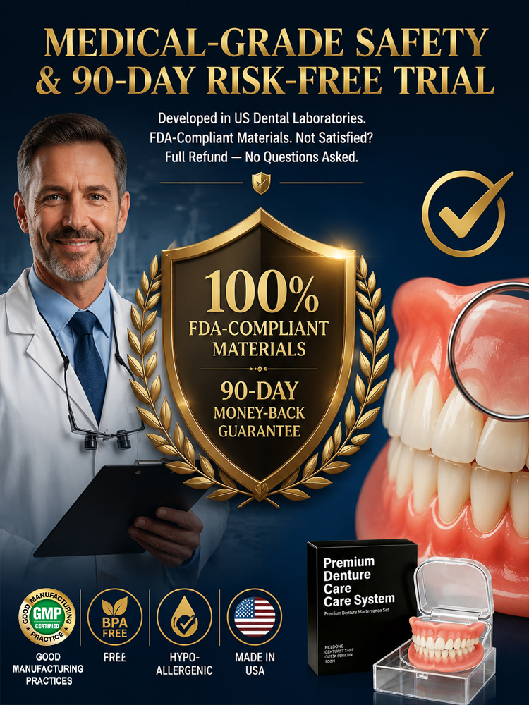 【💯Awarded the highest food-grade safety certification!💯】🔥High-quality denture set🔥👍Buy one get one free, 98.9% positive reviews, 99% repurchase rate!👍