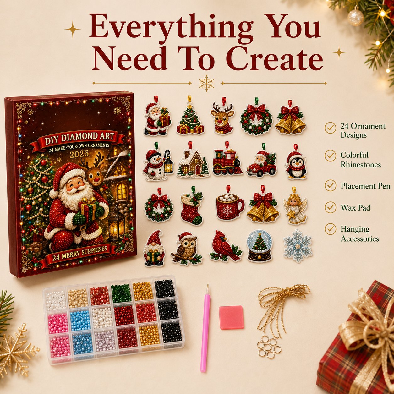 What is included in the ornament kit