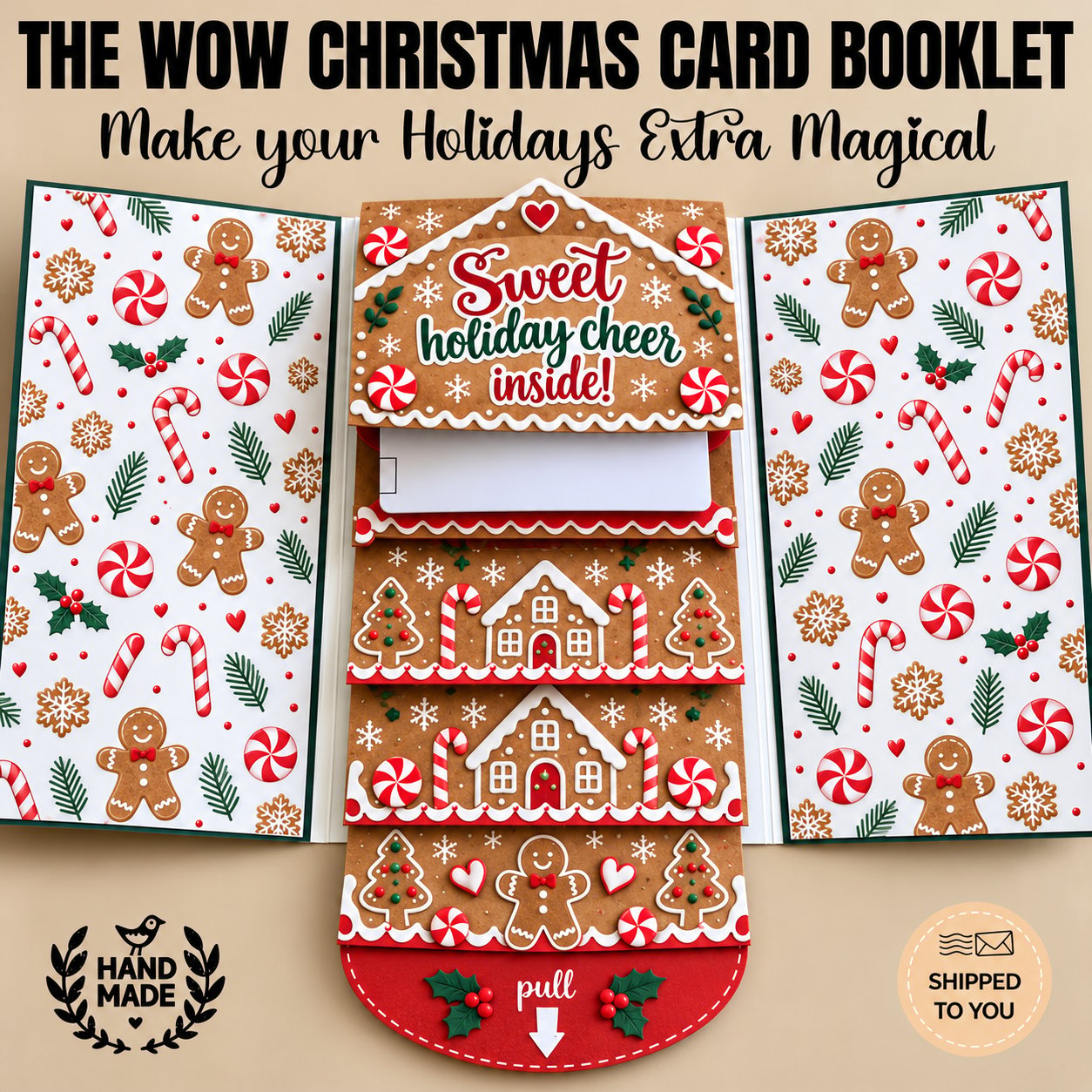 ⏰ LAST DAY 50% OFF - 2026 New 🎅💳 Waterfall Christmas Gift Card Booklet ✨