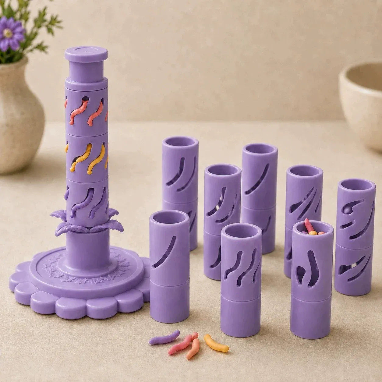 ⏳ Last Day 49% OFF – 🌸 Beginner-Friendly Clay Bloom Maker Set | Reusable 3D-Printed Flower Shaping Tool with Interchangeable Sleeves & 12/24-Color Modeling Clay Included ✨