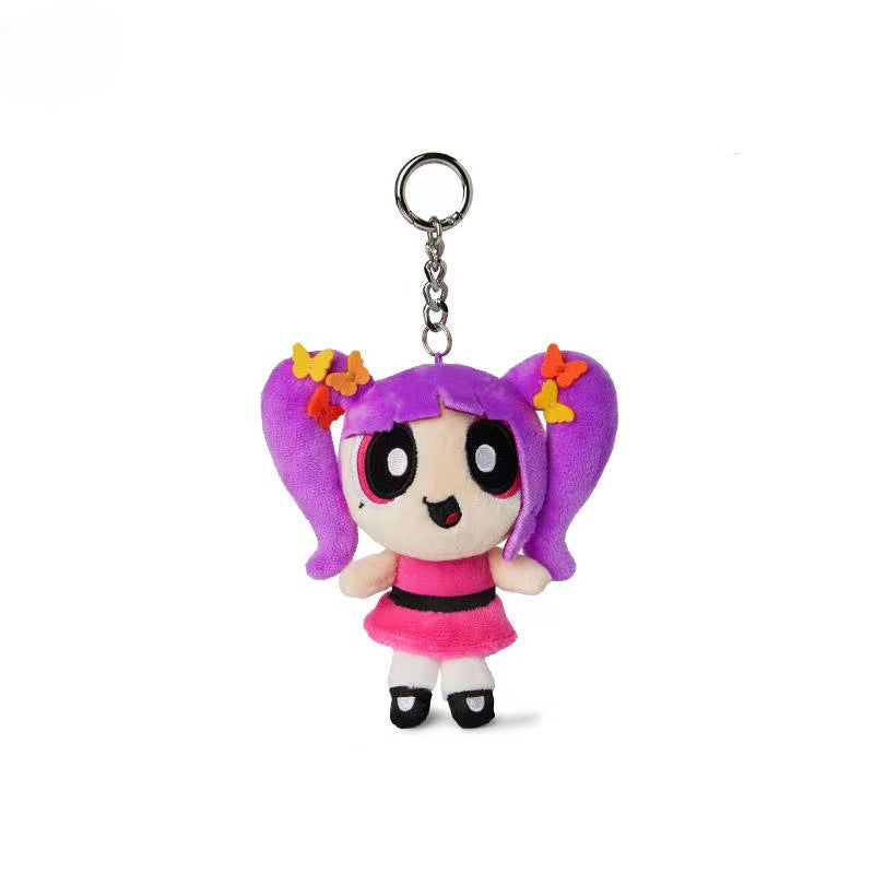 NEWJEANS X LINEFRIENDS Powerpuff Girls inspired Keyring
