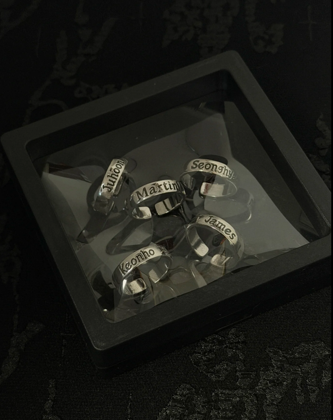 CORTIS Member Name Engraved Adjustable Ring
