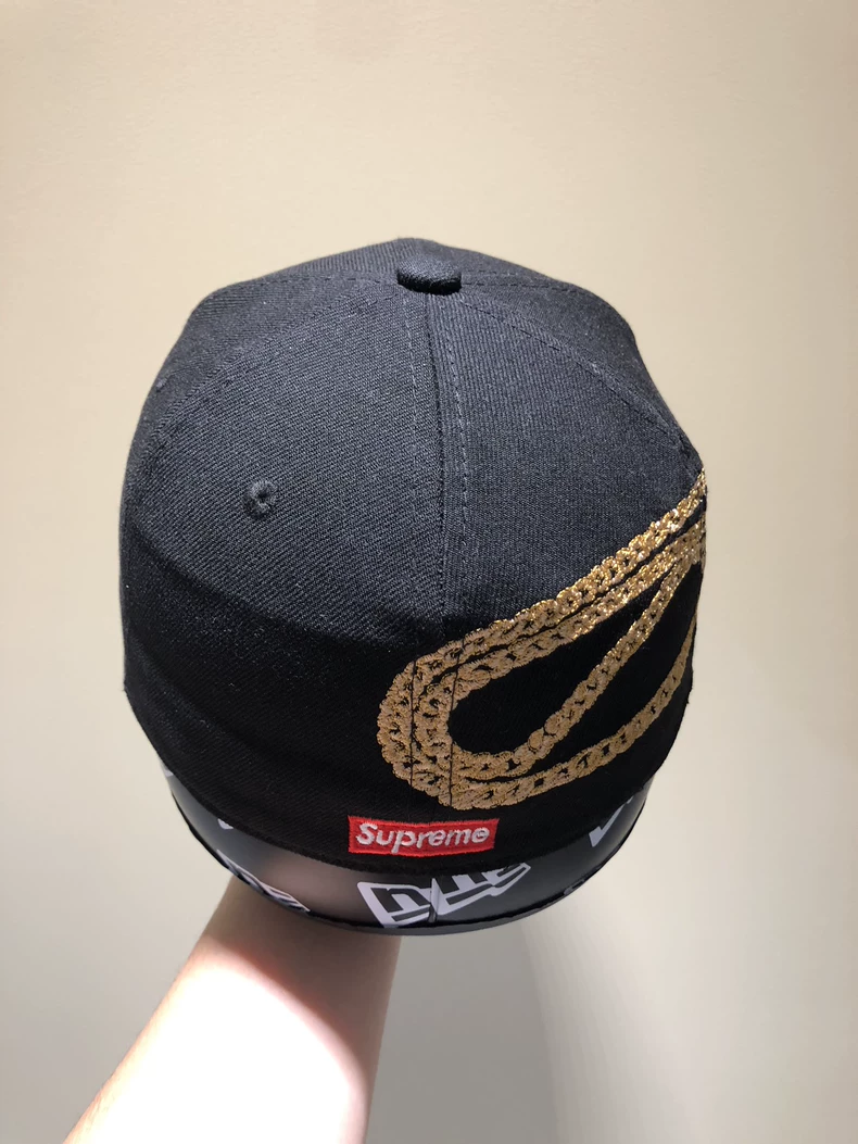 Black Cap｜Embroidered  supreme style Baseball Custom Cap Hat 