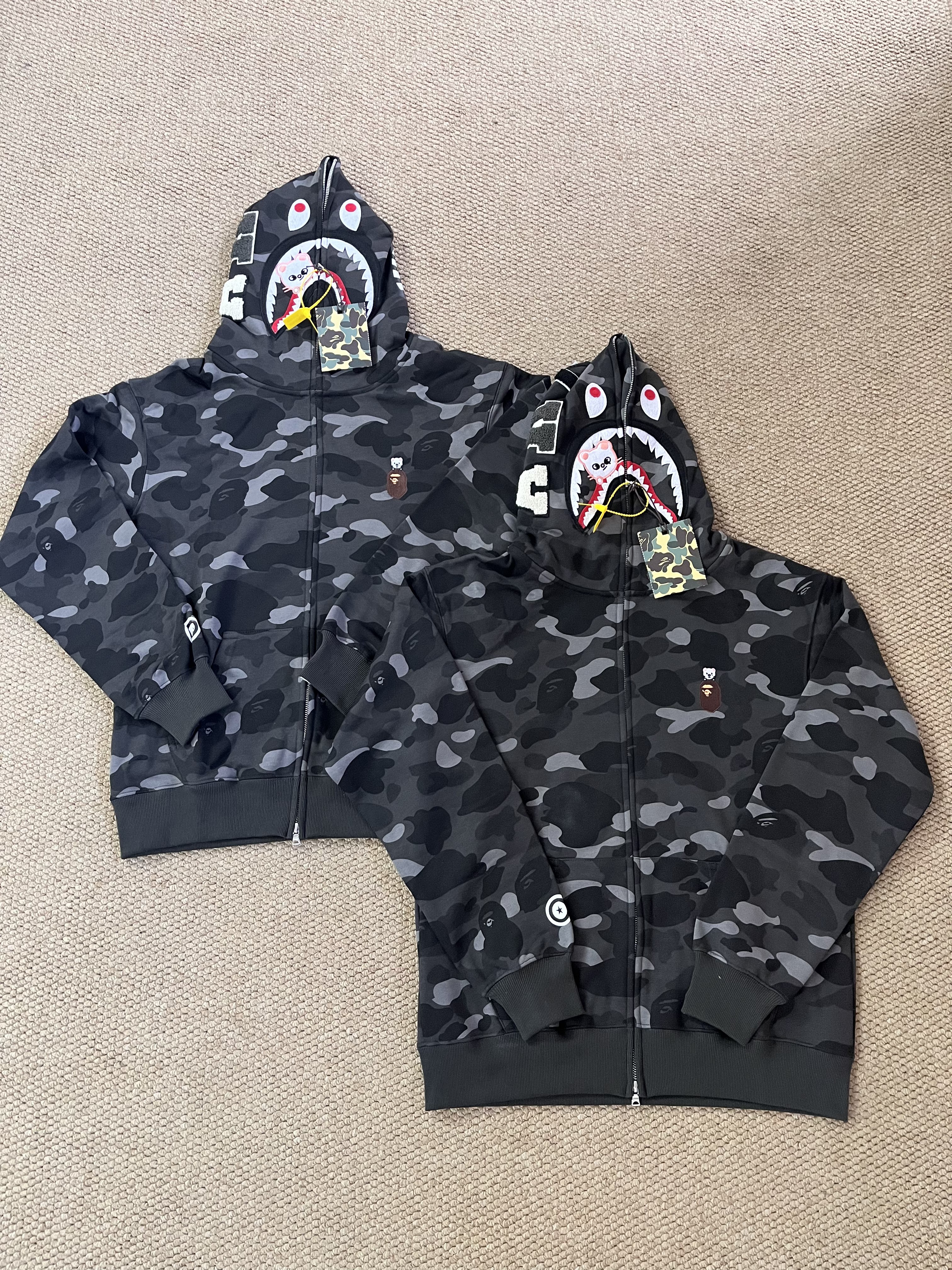 StrayKids Hyunjin BAPE Inspired Bape camo zip-up  hoodie-Stray Kids