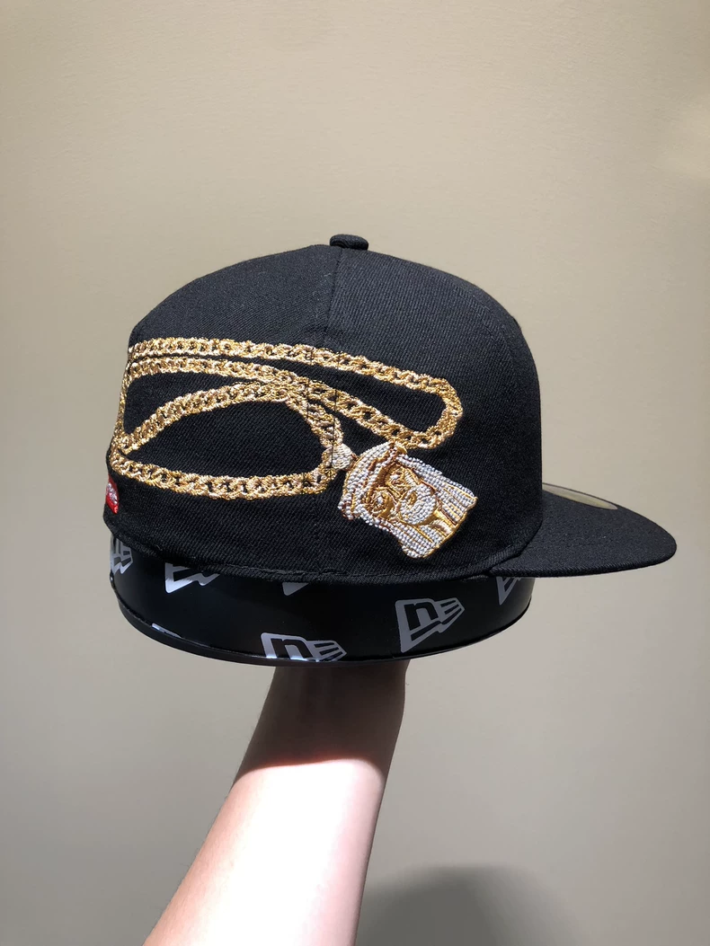 Black Cap｜Embroidered  supreme style Baseball Custom Cap Hat 