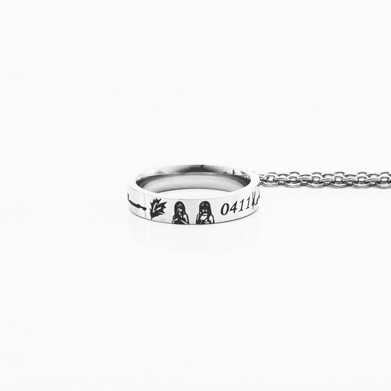 Aespa Karina Fanmade Birthdate Signature Ring-