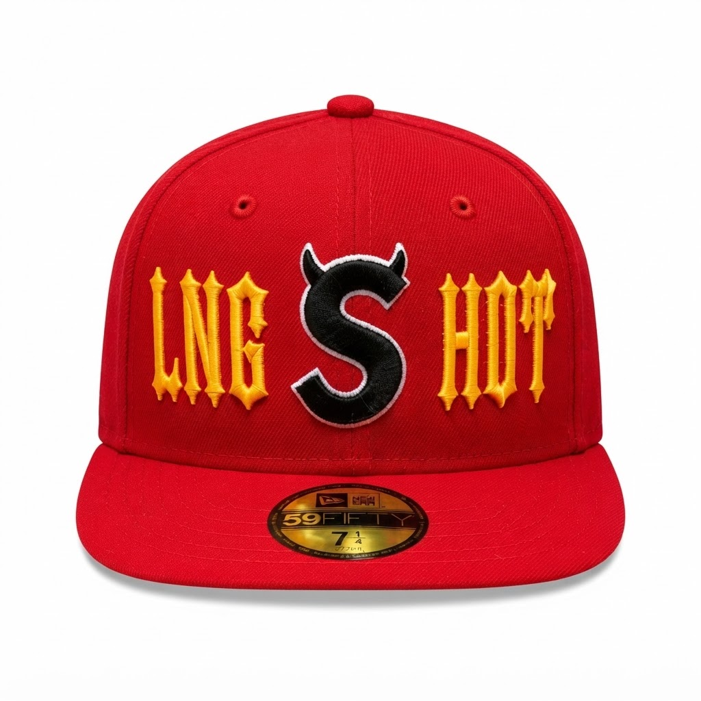 Red Cap｜Embroidered  supreme style Baseball Custom Cap Hat 