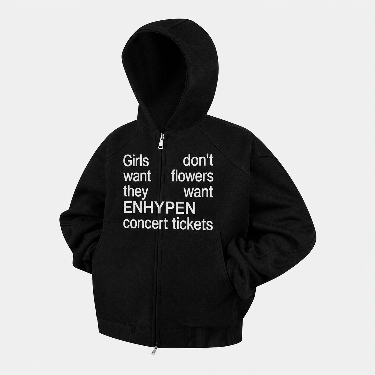 girls want ENHYPEN tickets-custom kpop group tshirt hoodie