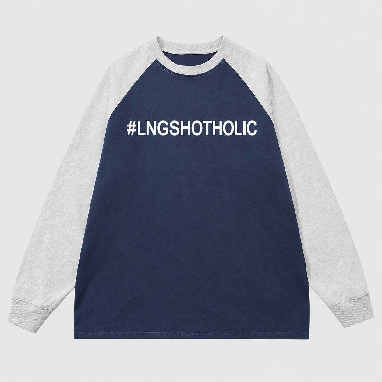 LNGSHOTHOLIC-kpop custom long sleeve cotton tshirt