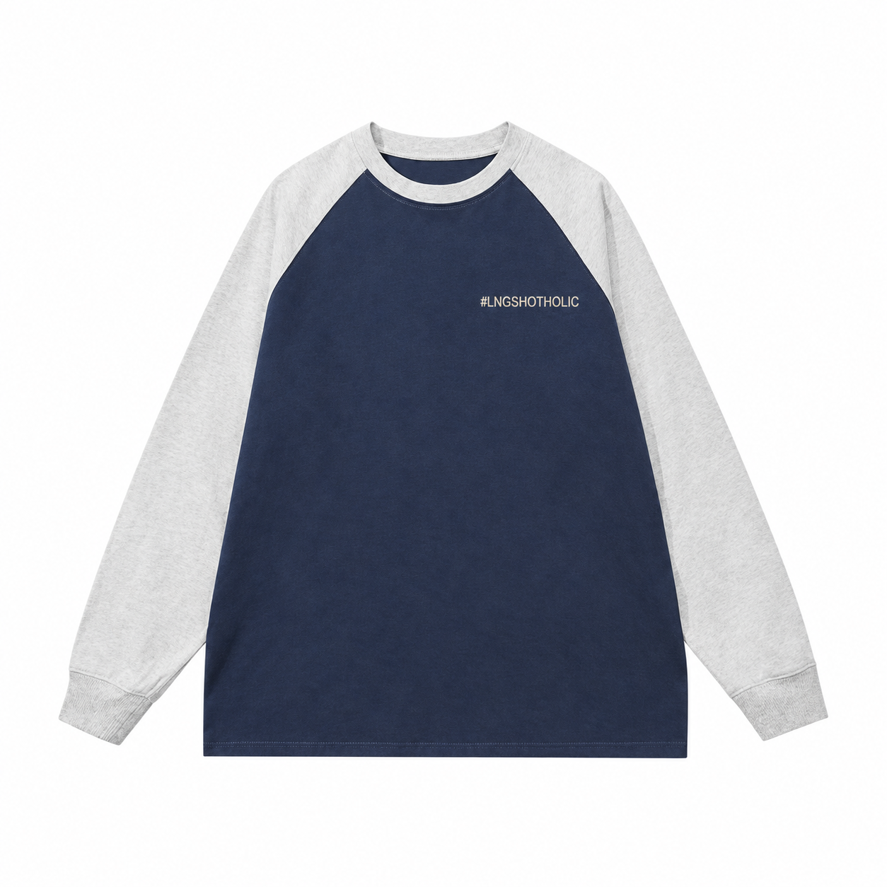 LNGSHOTHOLIC-kpop custom long sleeve cotton tshirt