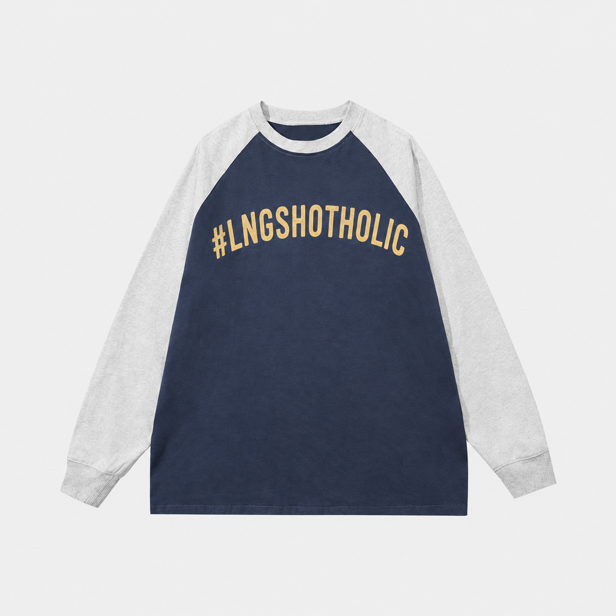 LNGSHOTHOLIC-kpop custom long sleeve cotton tshirt