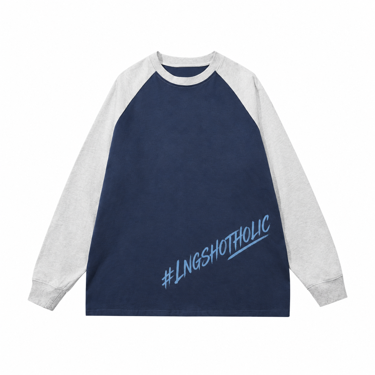 LNGSHOTHOLIC-kpop custom long sleeve cotton tshirt
