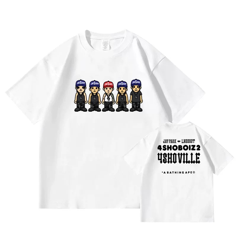 Custom Lngshot jaypark member print tshirt