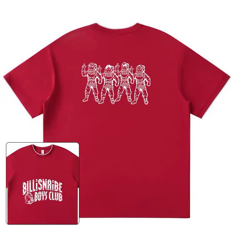 lngshot inspired  red boys club letter print tshirt