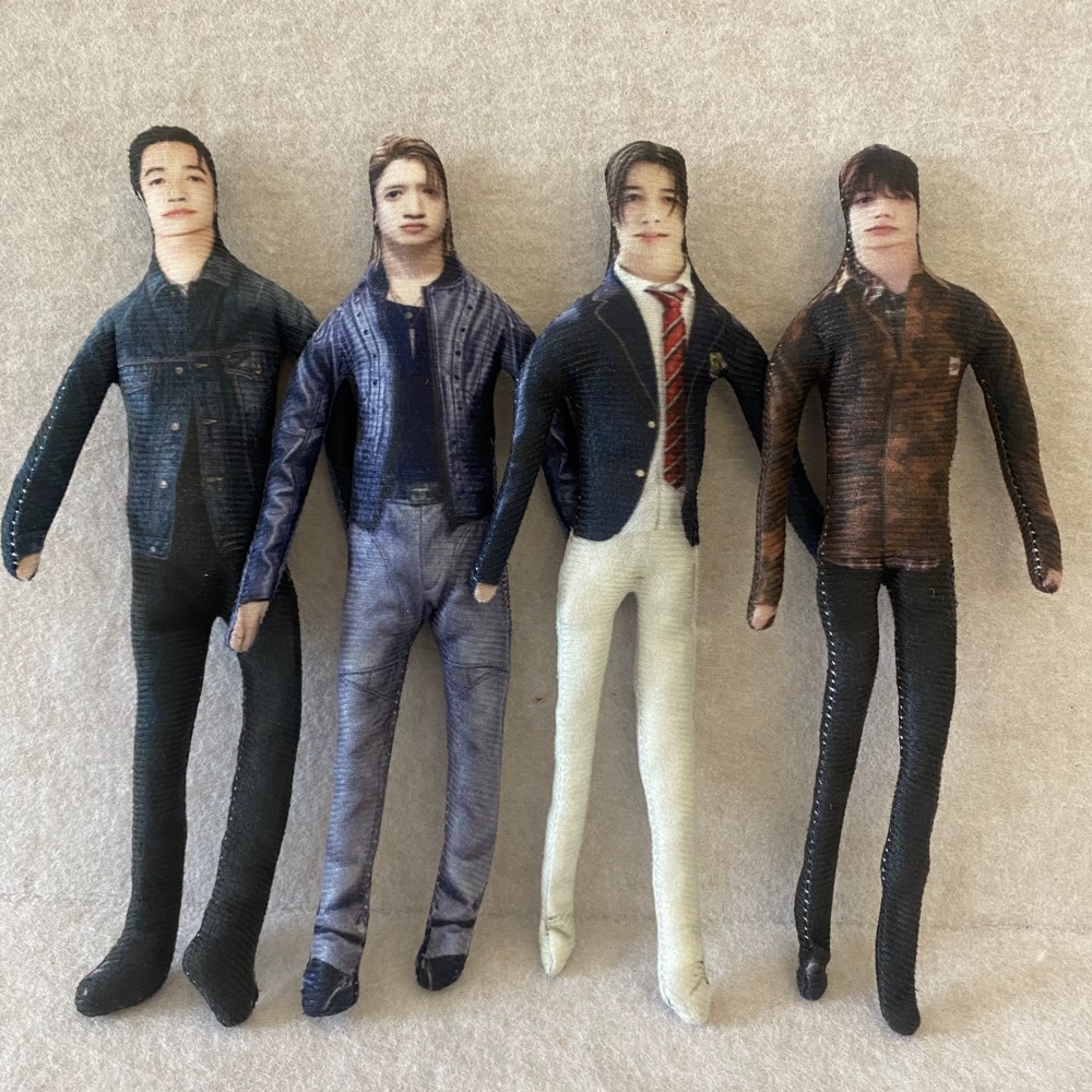 LNGSHOT Kpop Plush Doll 23cm Poseable Articulated Figure Stuffed Toy