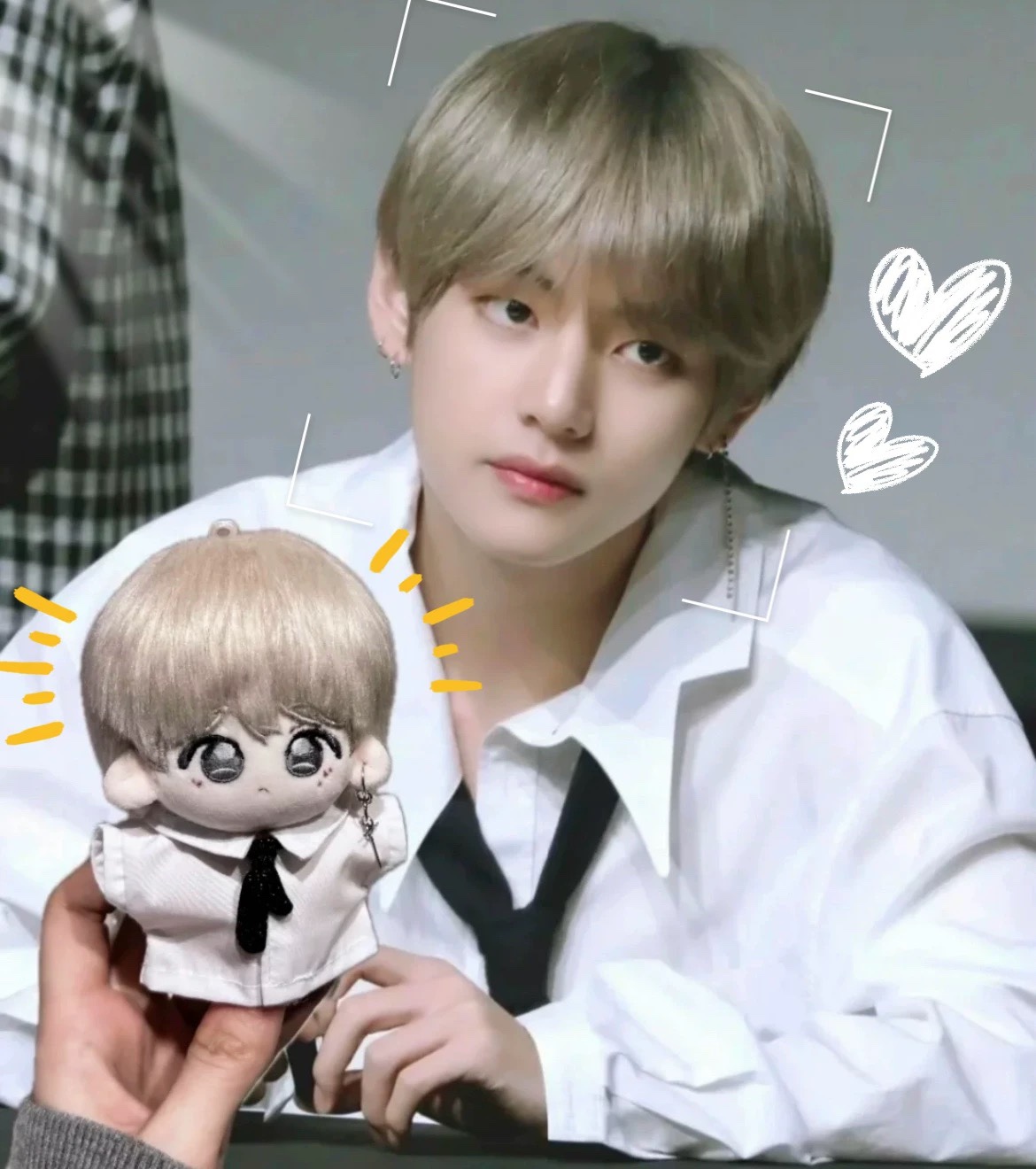 BTS taehyung 10cm Cotton Doll