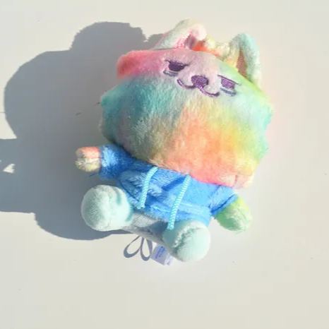 TXT PPULBATU X SANCTUARY RAINBOW PLUSH KEYRING
