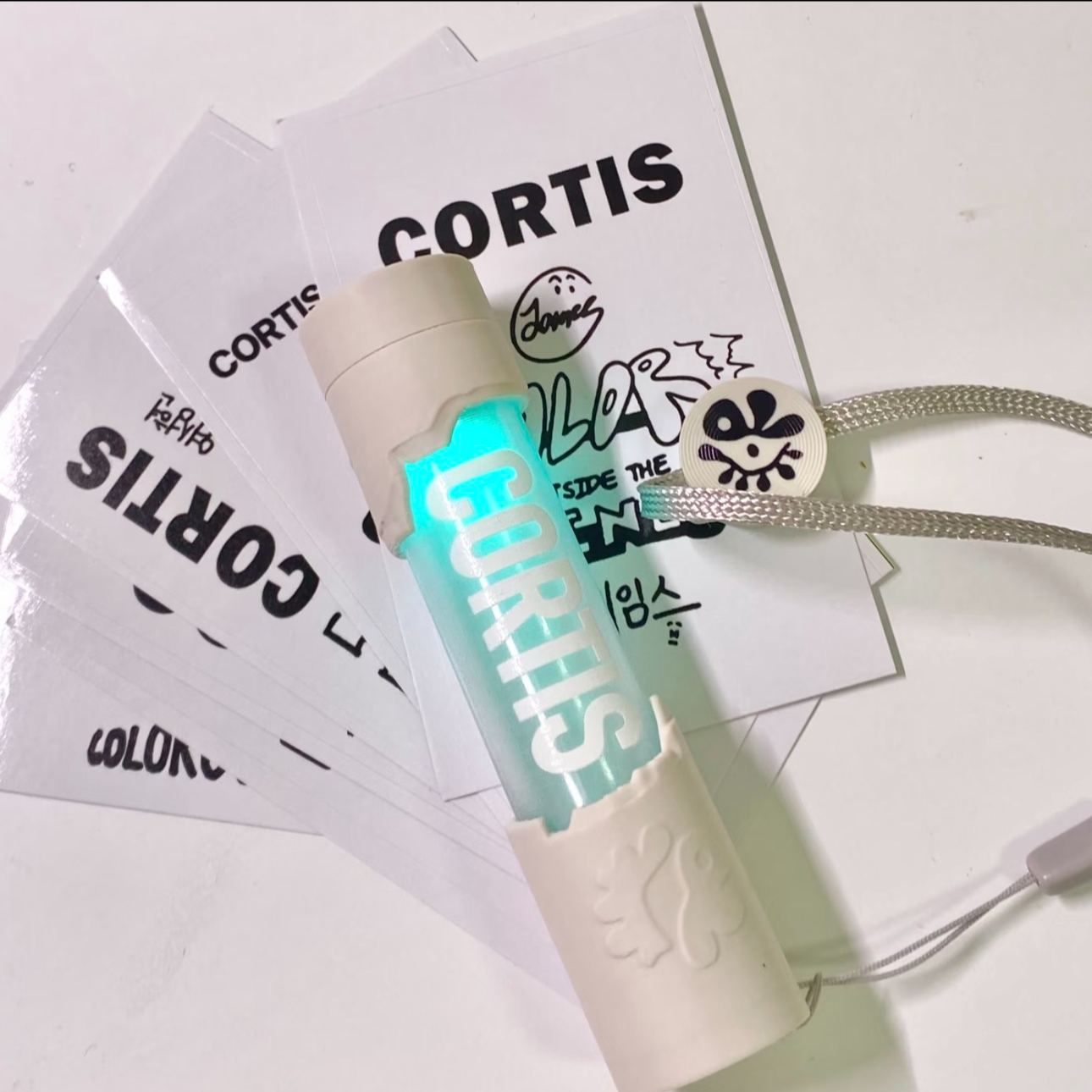 Cortis Inspired Mini Light Stick Keychain
