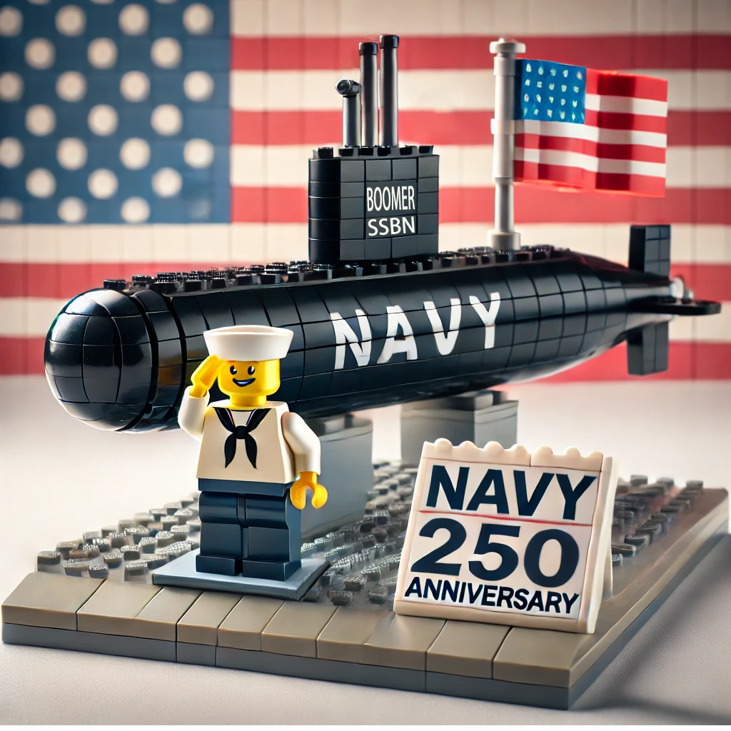 U.S. Military 250th Anniversary Patriotic Building Blocks - 100% Made in the USA
