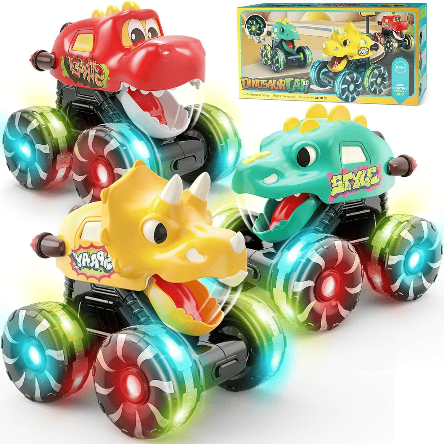 Press & Go Dino Truck Toy