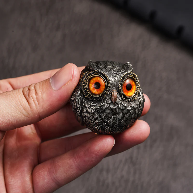 Lucky Owl Guardian - The Wise Watcher of the Felt