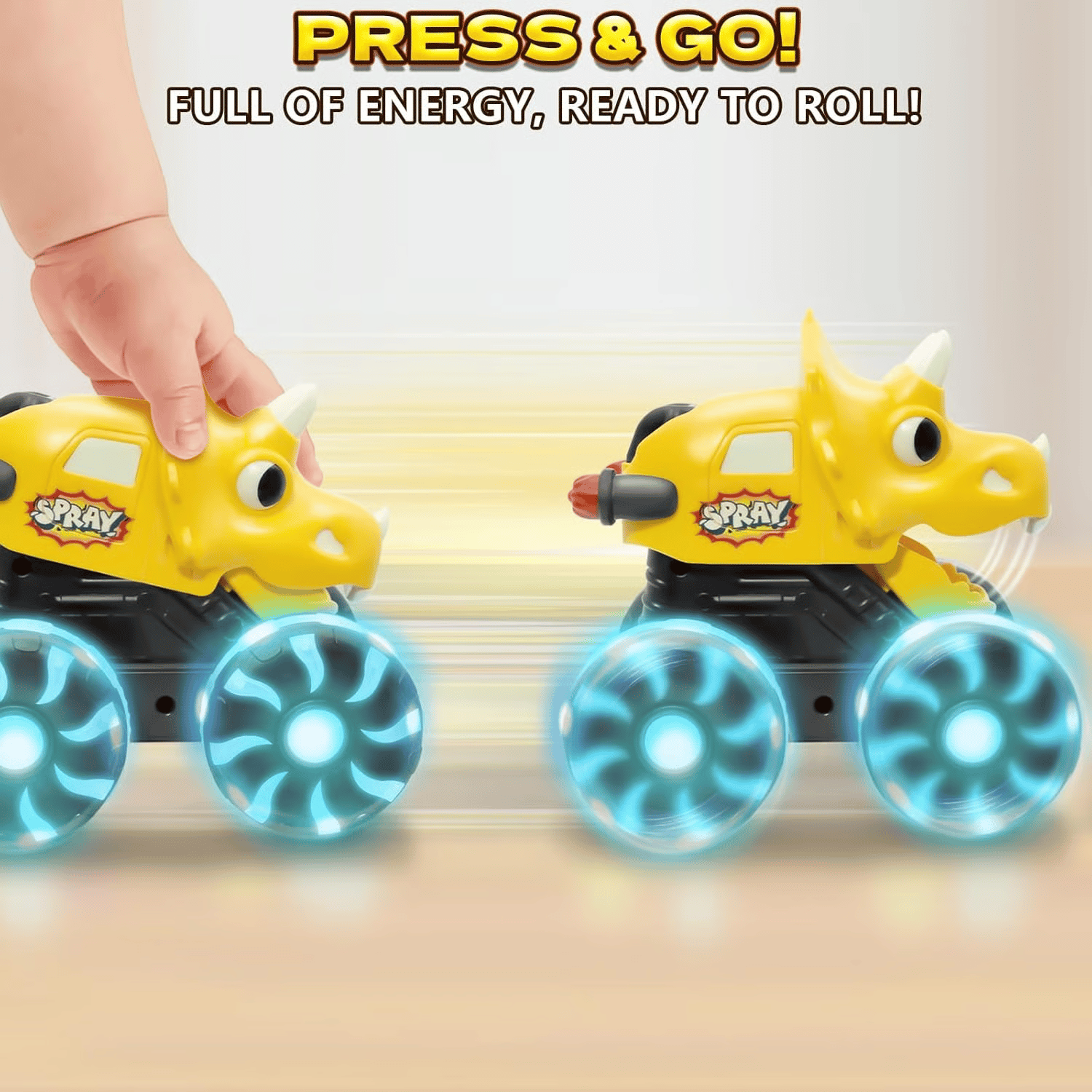 Press & Go Dino Truck Toy