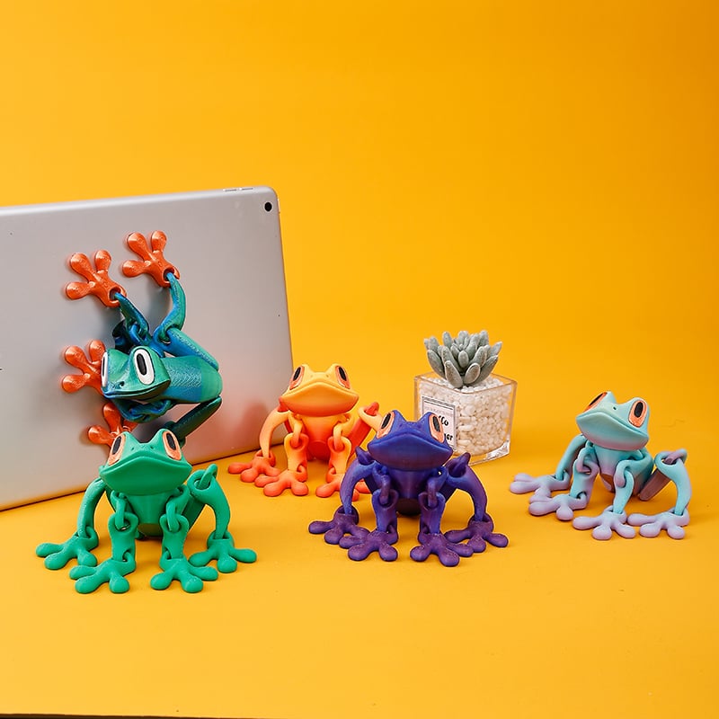 (🌲Early Christmas Sale - 49% OFF) 3D Printed Magnet Frog Toy 🐸
