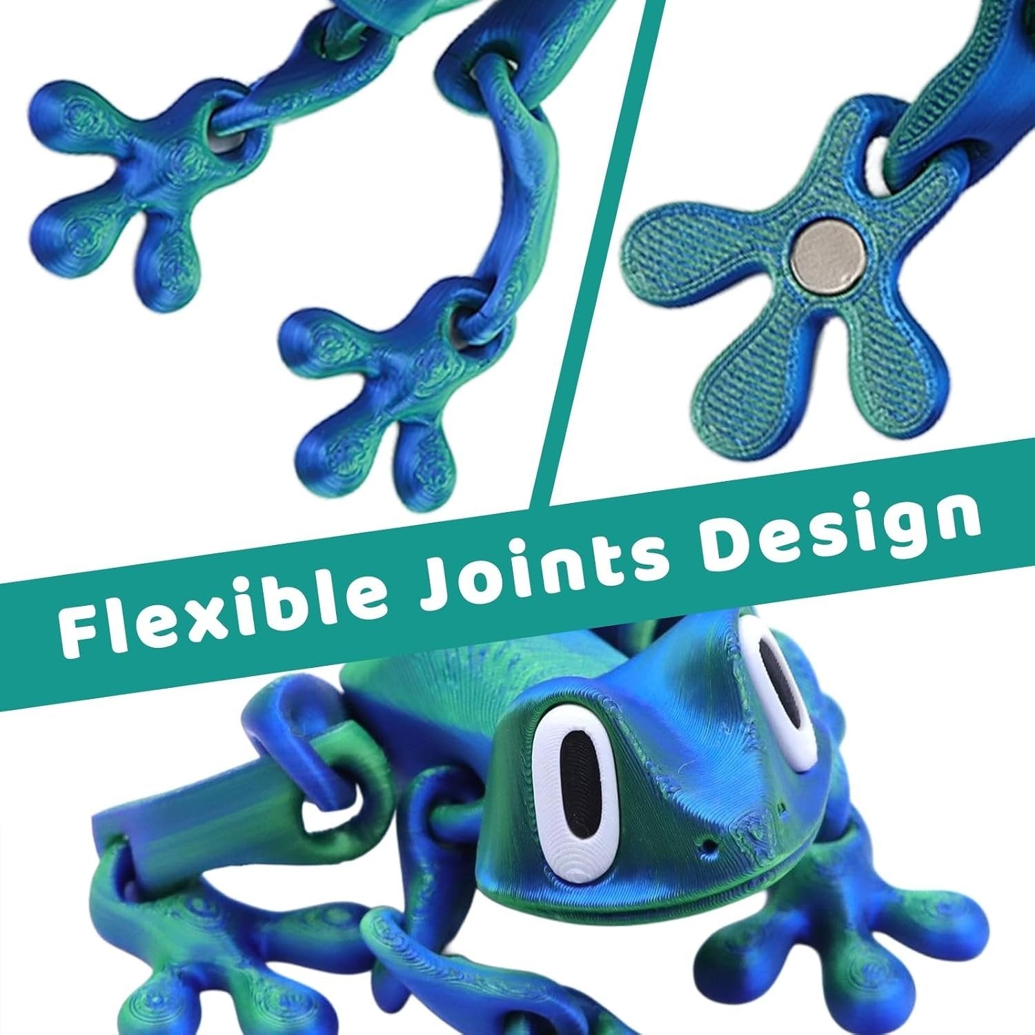 (🌲Early Christmas Sale - 49% OFF) 3D Printed Magnet Frog Toy 🐸