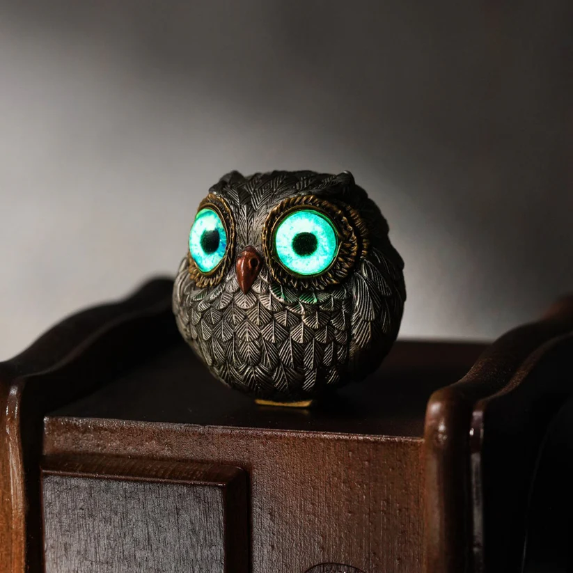 Lucky Owl Guardian - The Wise Watcher of the Felt