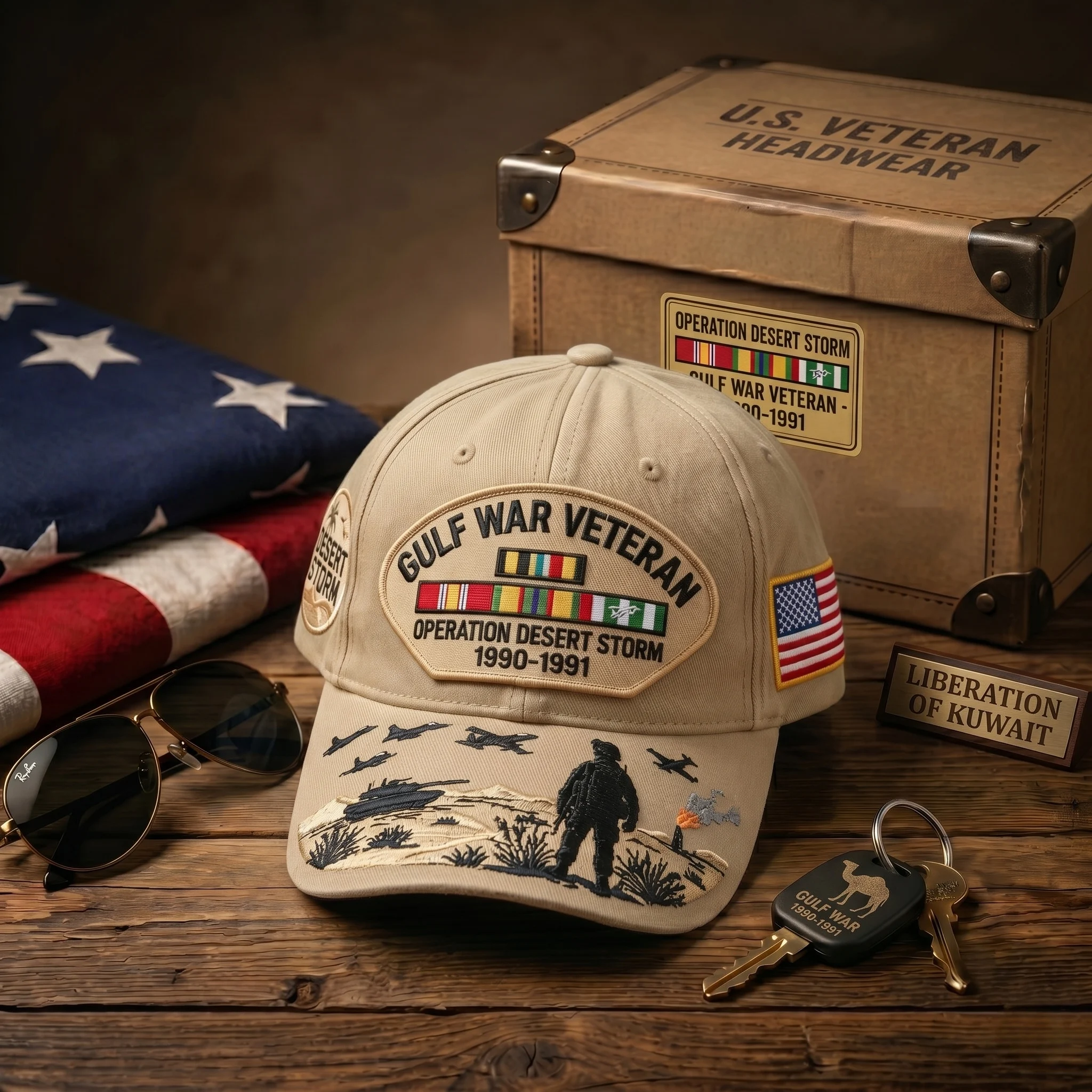 Last Day Promo: 49% OFF 🎖️ - Gulf War Veteran Tribute Cap