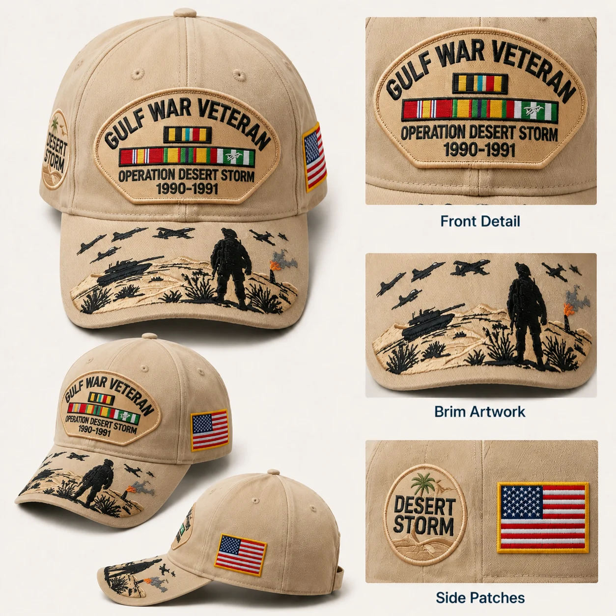 Last Day Promo: 49% OFF 🎖️ - Gulf War Veteran Tribute Cap