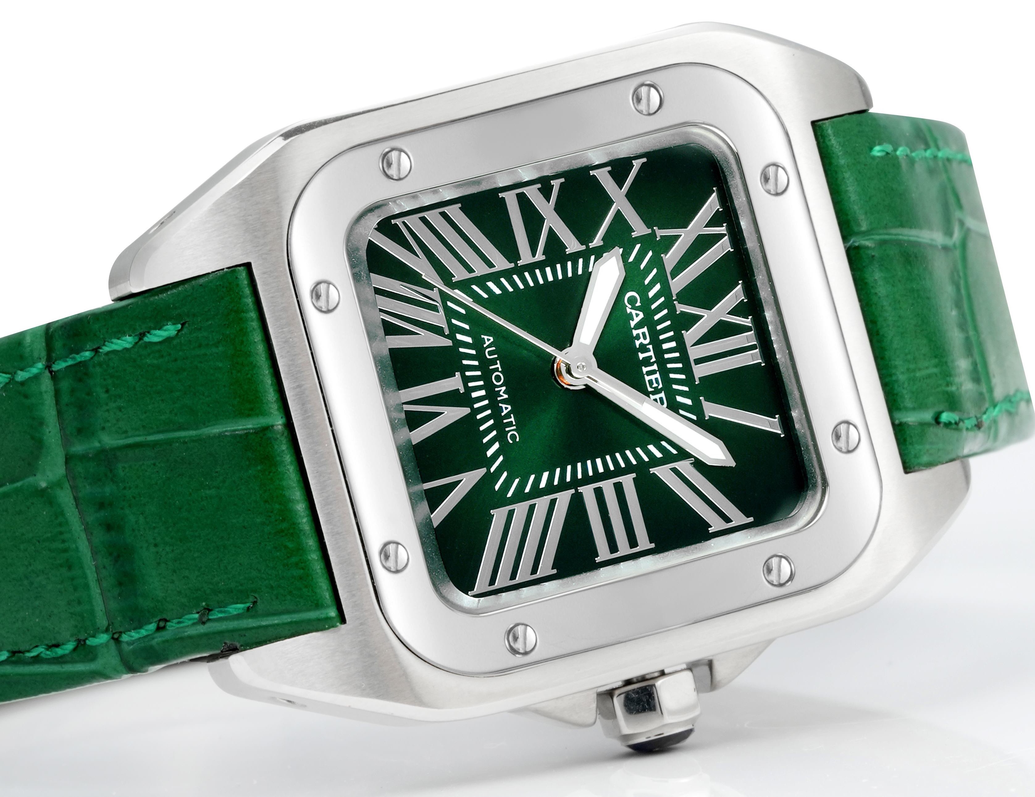 Cartier Santos 100th Anniversary Ladies Automatic Watch, 35.6mm