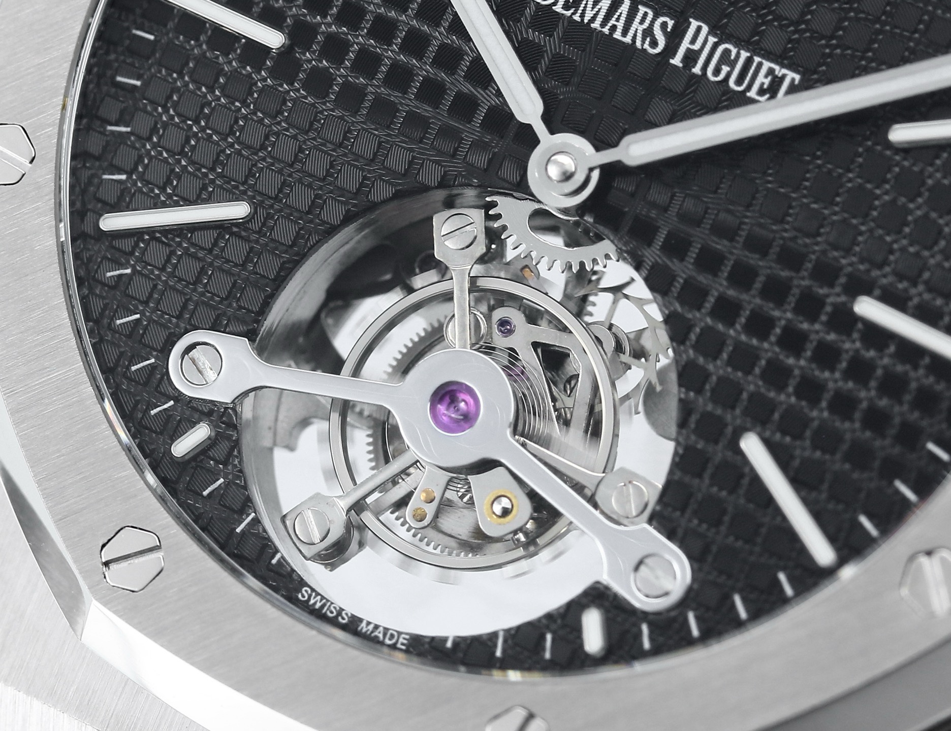 Audemars Piguet Royal Oak Tourbillon 41mm Evolutive Tapisserie Dial Automatic Watch