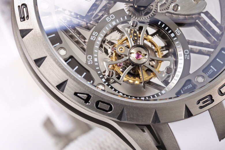 Roger Dubuis Titanium Skeleton Tourbillon Watch
