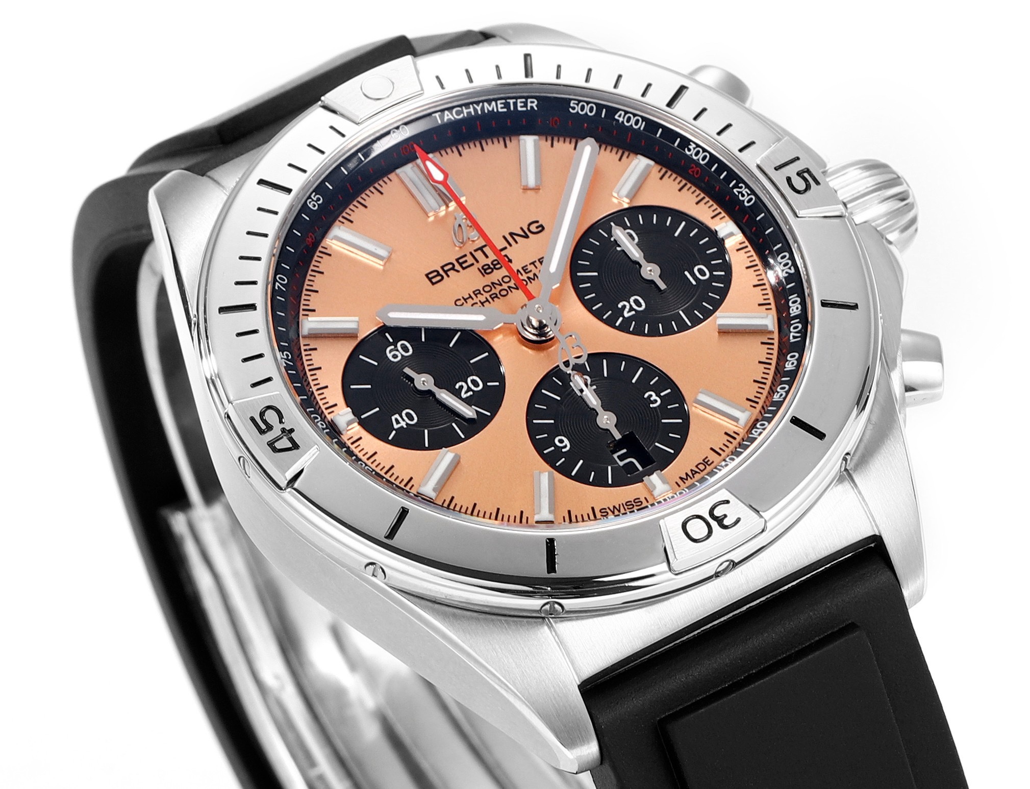 Breitling Chronomat Automatic Watch | BLS New Release 42mm Tricolor Arrows Pilot Watch