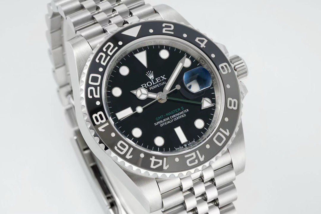 Rolex GMT Travel Watch 904L Steel Cal.3285 Movement